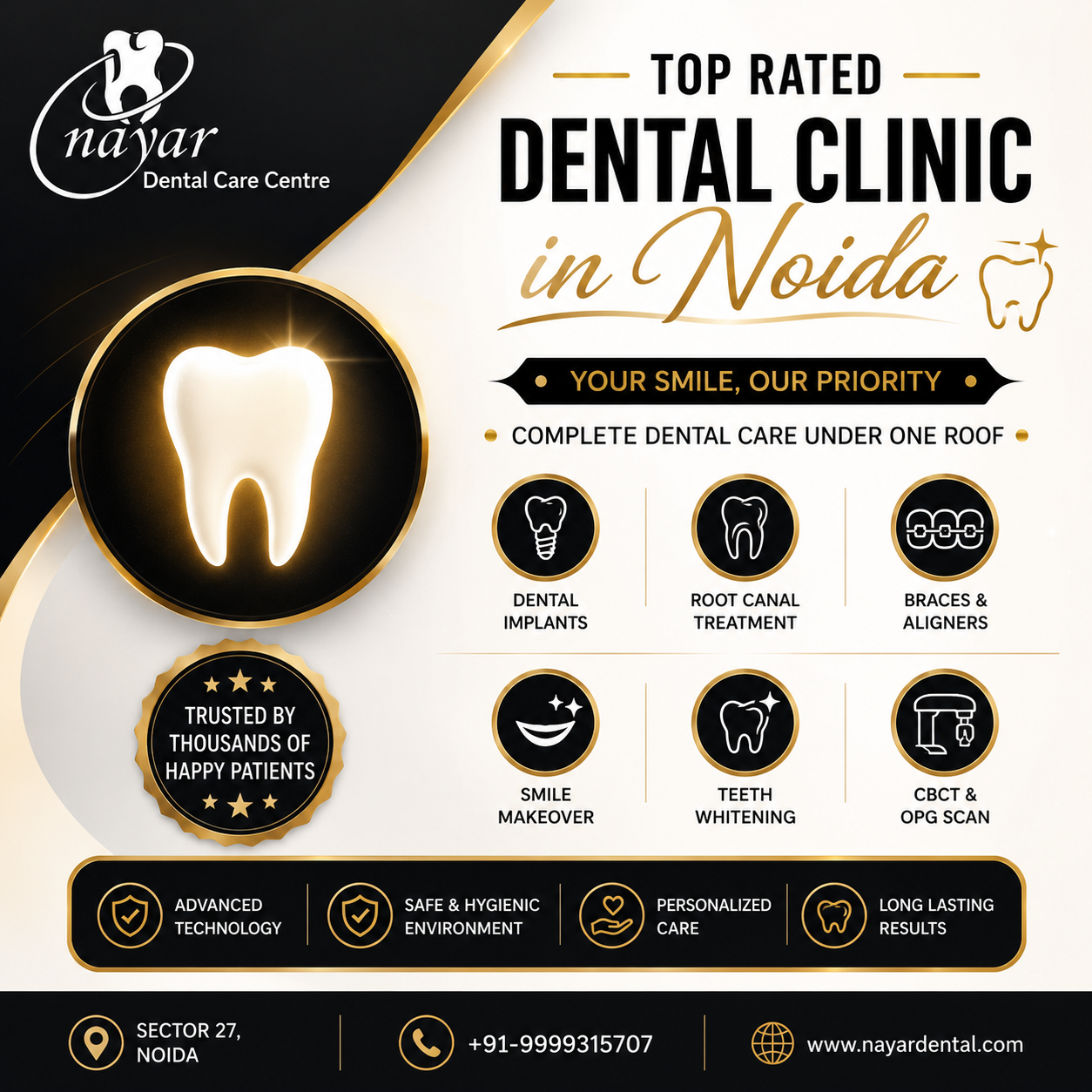 You are currently viewing Top Rated Dental Clinic in Noida | Nayar Dental Care Centre