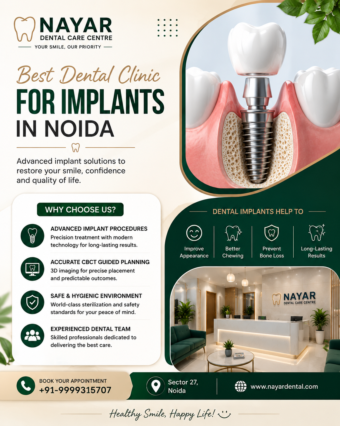 Read more about the article Best Dental Clinic for Dental Implants in Noida